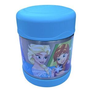 Thermos Lunch‎ Funtainer  Food Jar Frozen Ana Elsa Olof Blue Twist Cap